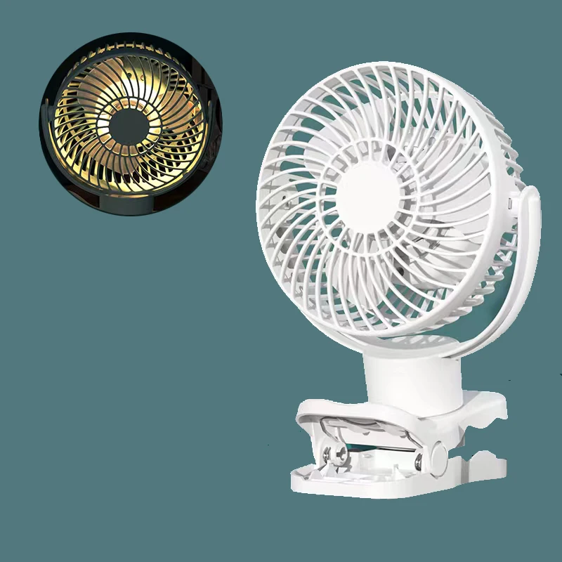 Сверхветреный портативный Перезаряжаемый Настольный вентилятор с быстрой охлаждением, 360 градусов