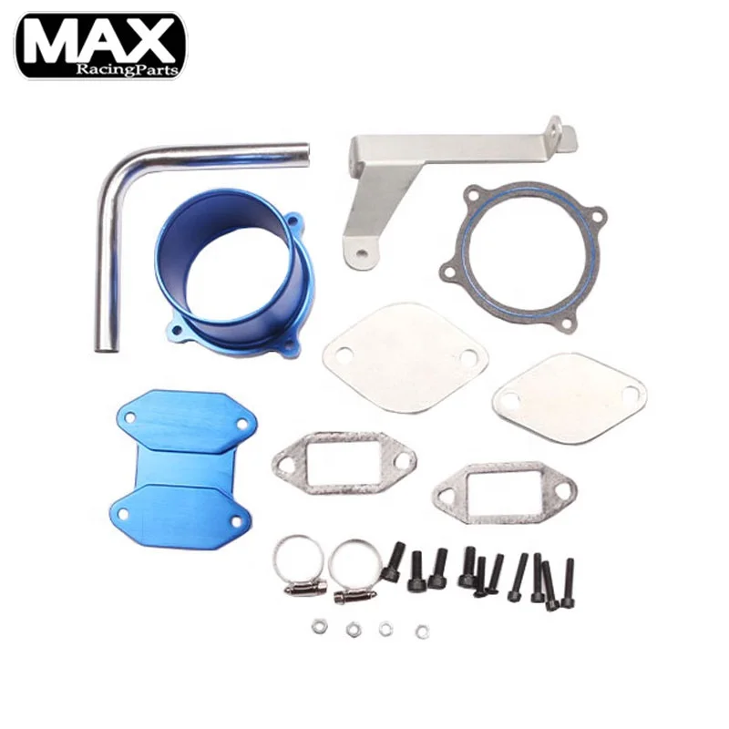 Aluminum Coolant Filtration EGR Cooler Valve Delete Kit for 07-09 Dodge Ram 2500 6.7 Cummins