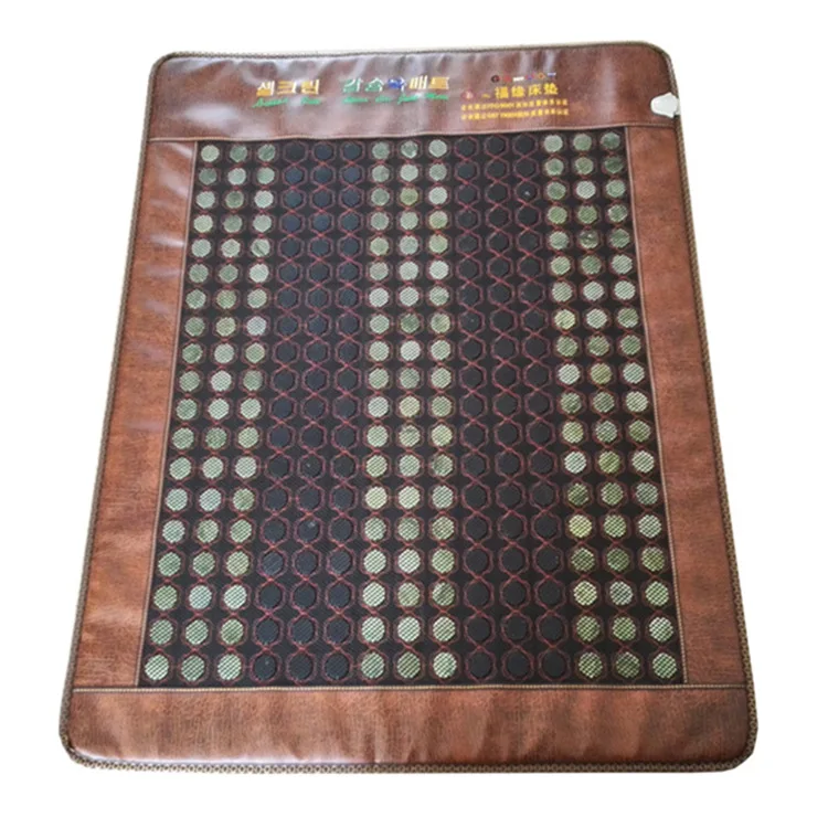 Wholesale Tourmaline Massage Bed Mattress Infrared Jade Stone Heating Mat Pad for Health Care