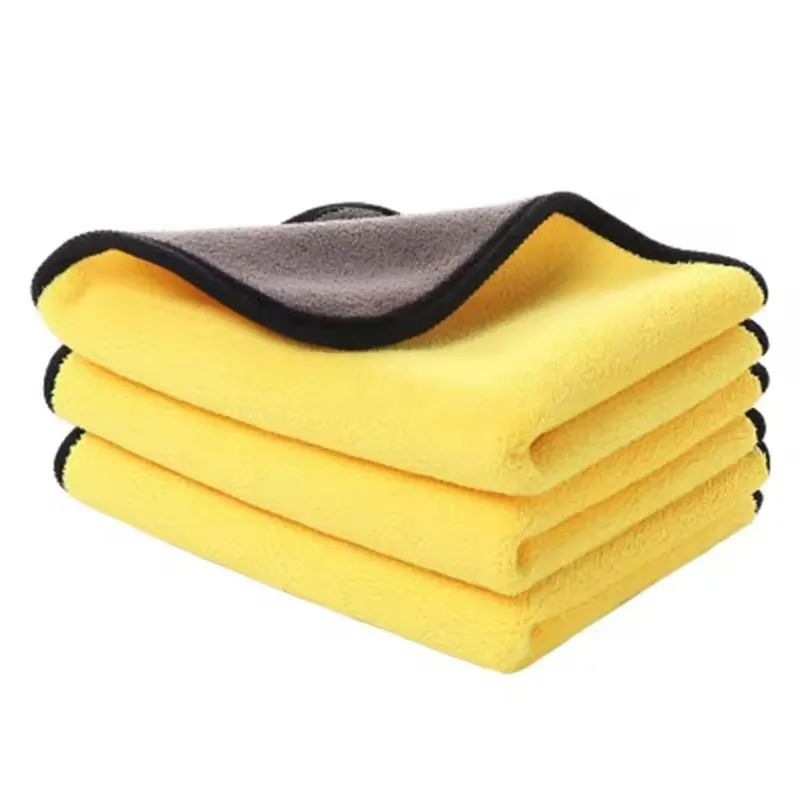 Strong Water Absorbent Double Side Quick Dry Coral Fleece Glasses Car Cleaning Towel Wash Cloth 30*30 30*40 30*60cm