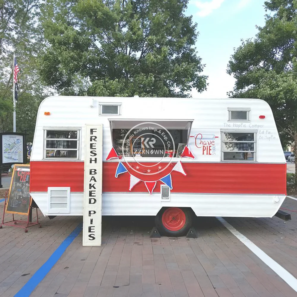 2024 Mini Kitchen Van Food Cart Mobile Food Truck Refrigerated Freezer Japan Food Trolly Cart Franchise