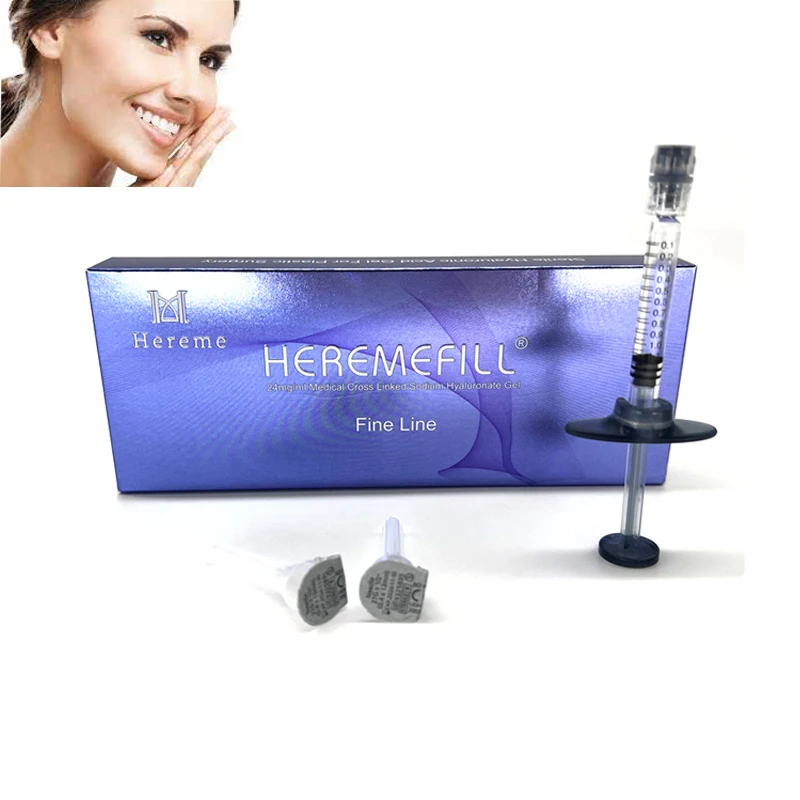 Heremefill hyaluronic acid whitening lips injection 1ml 2ml 5ml cido hialurnico gluteo inyectable facial dermal lip filler