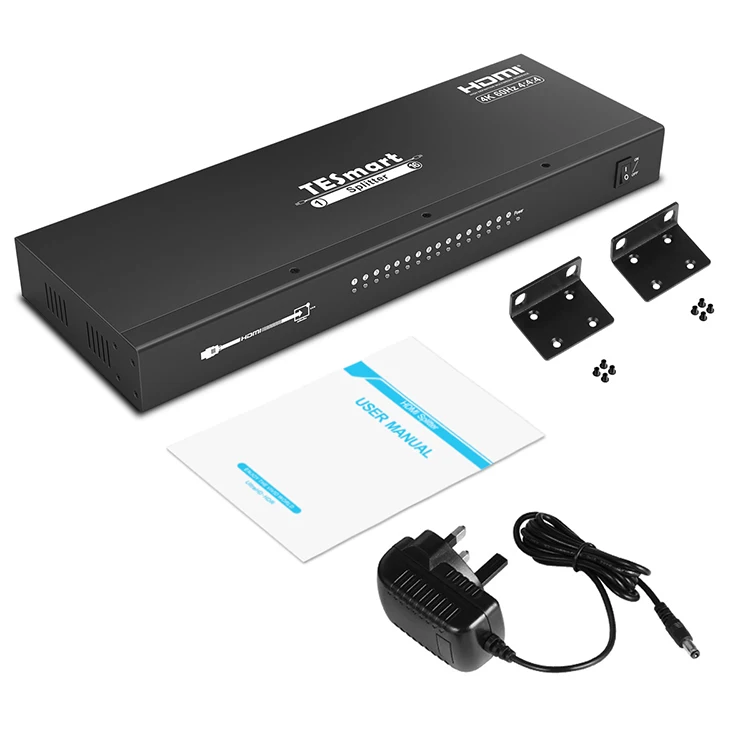 Hdmi сплиттер 1x16 4k 36 бит глубокий цвет HDR10 Vision HDCP2.2 совместимый hdmi mediamarkt