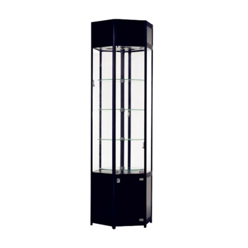 Lowest Price Revolving Glass Vitrine Antique for Jewelry