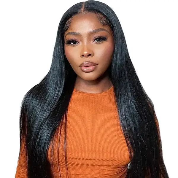 Wholesale Swiss Full Lace Wig HD Transparent 13x6 Front Lace Wig 100% Virgin Human Hair Glueless HD Full Lace Human Hair Wigs