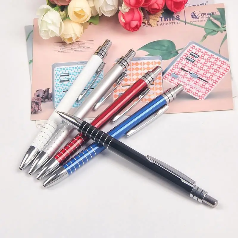 Cheap metal stylus pen automatic ball pen making machine pens with custom logo promotional