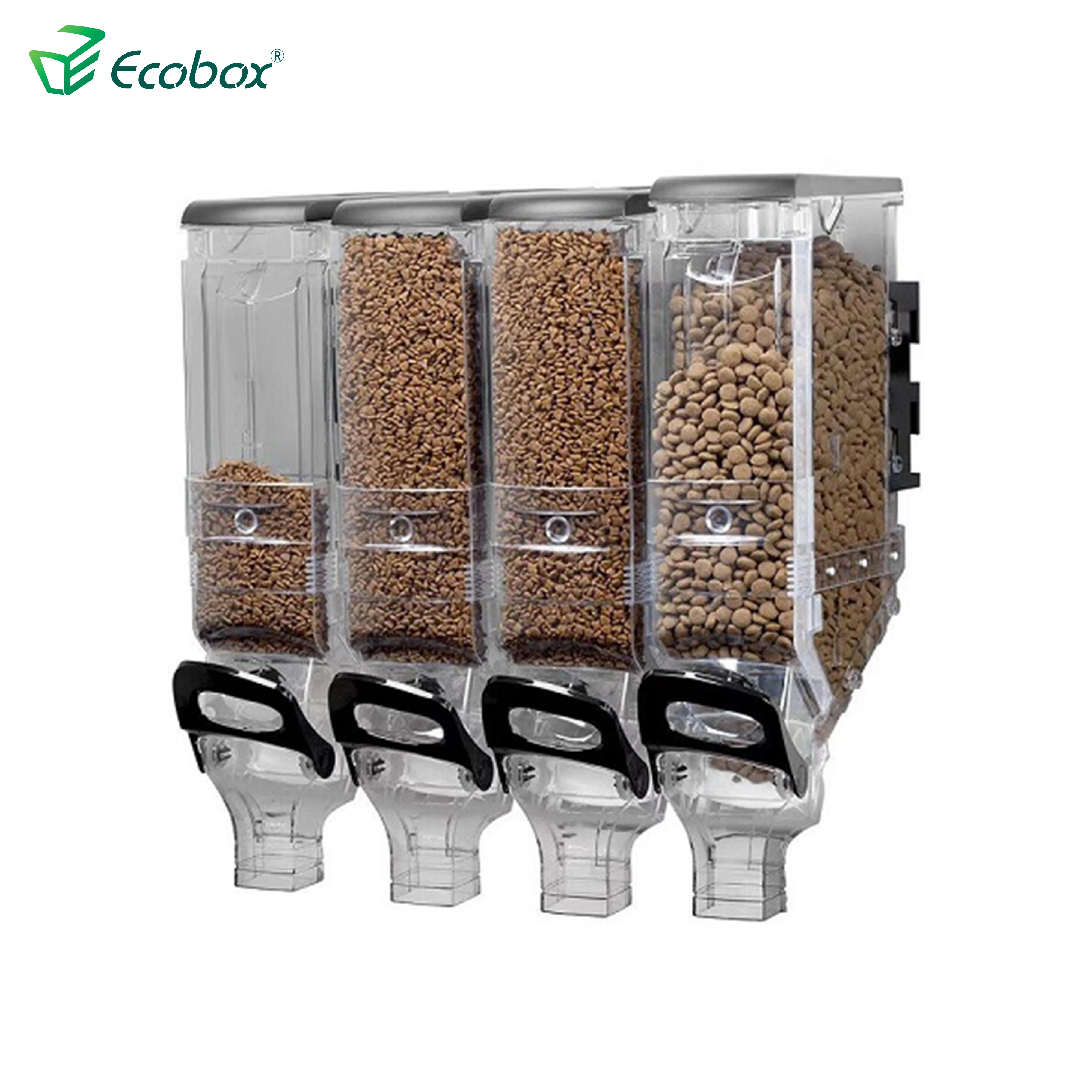 Hot selling gravity bin dispenser candy nut grain cereal dispenser with top grade