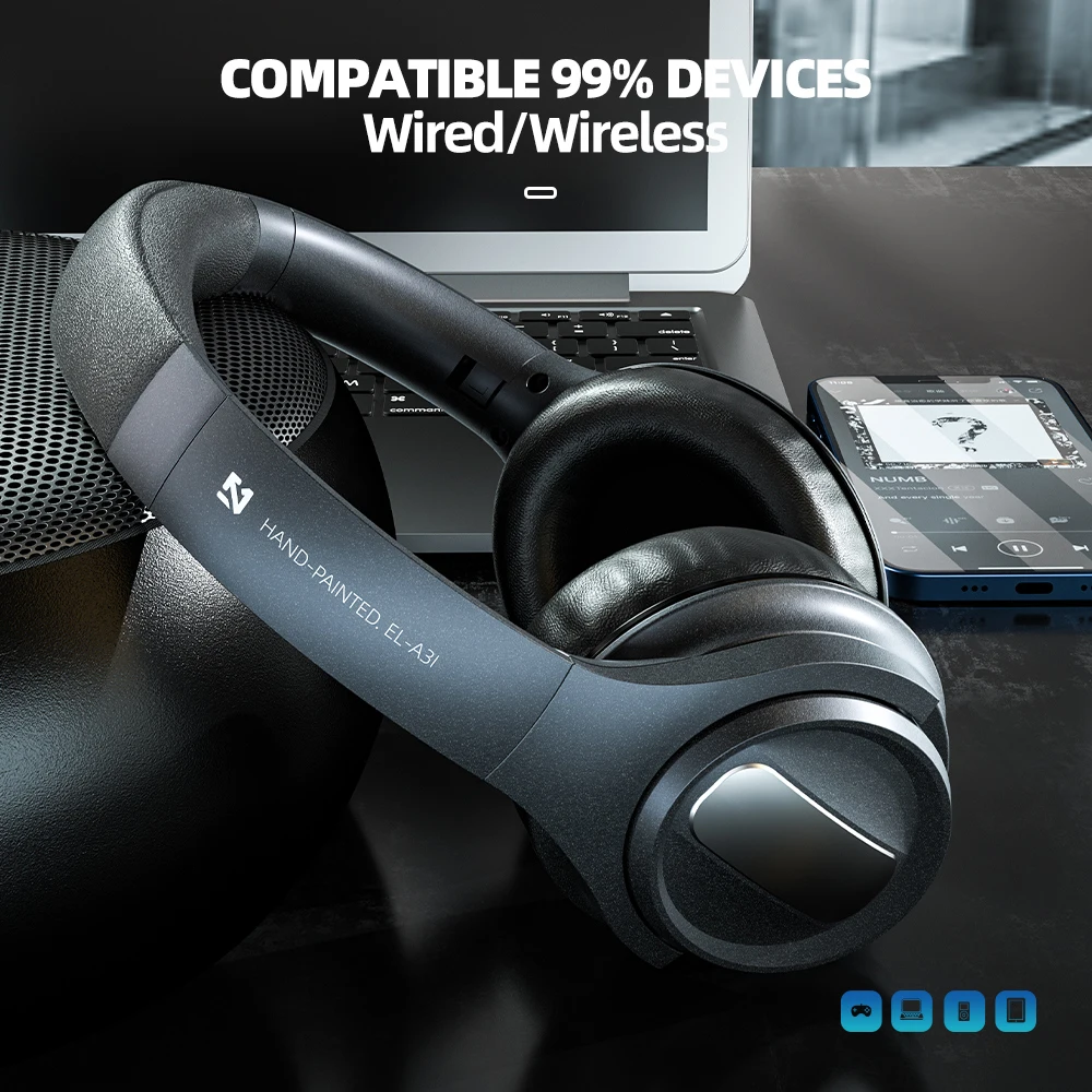 Игровая гарнитура BT5.1 с низкой задержкой головная повязка шумоподавлением hi-fi звук микрофоном оптовая продажа фабрики