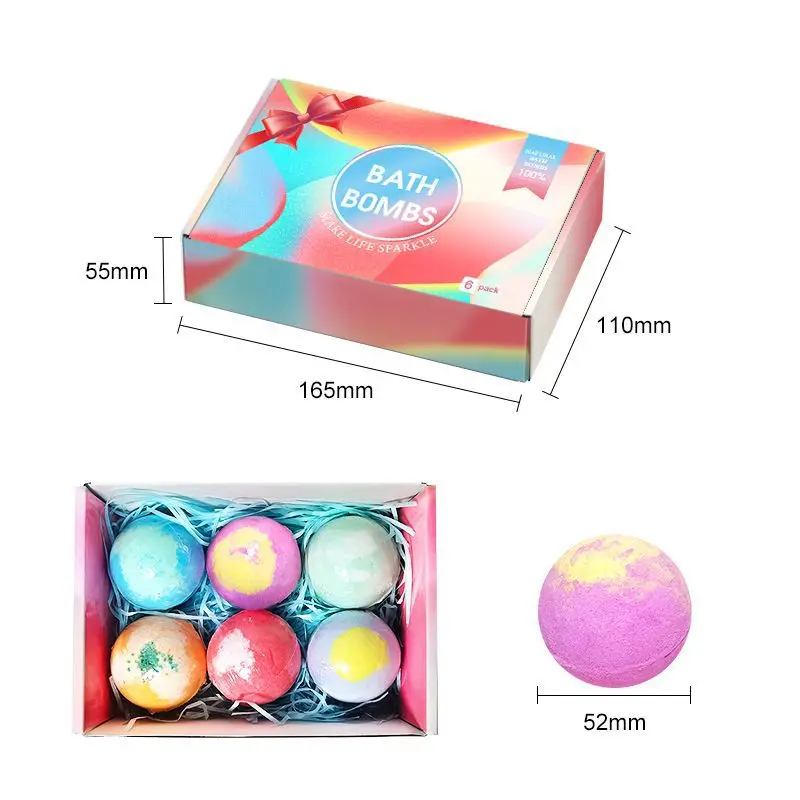 Organic Salt Flower Kids Luxury Rainbow Bath Bombs
