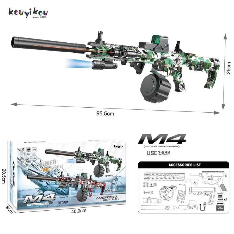 Лидер продаж M4 Viper Blaster ручной Электрический автоматический двухрежимный гидрогель Spl мяч игрушечные пистолеты для игр команды игры подарок детям