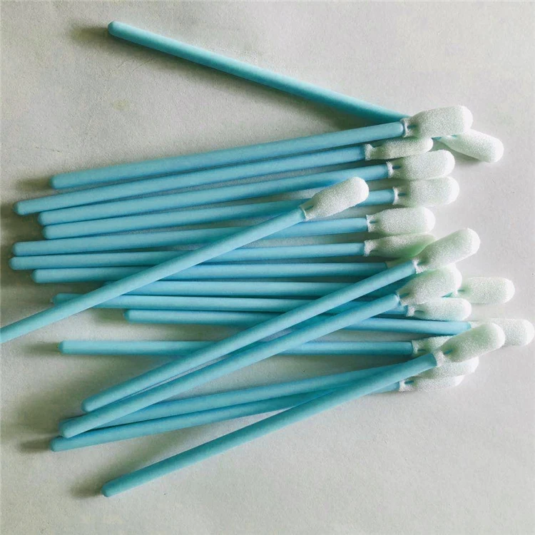 Long Handle Cleanroom Large Round Head Foam Swab for Electronic LCD and PCB SMT Lint Free Industry Cotton Swabs Sticks