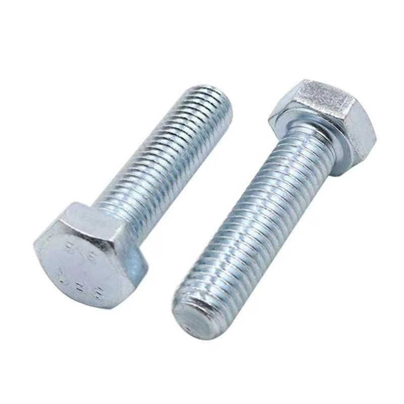 Din 931 Din 933 M8 M4 Hexagon Head Bolt Grade 4.8/ 8.8/ 10.9/ 12.9 Half Thread Hex Bolt And Nut screw