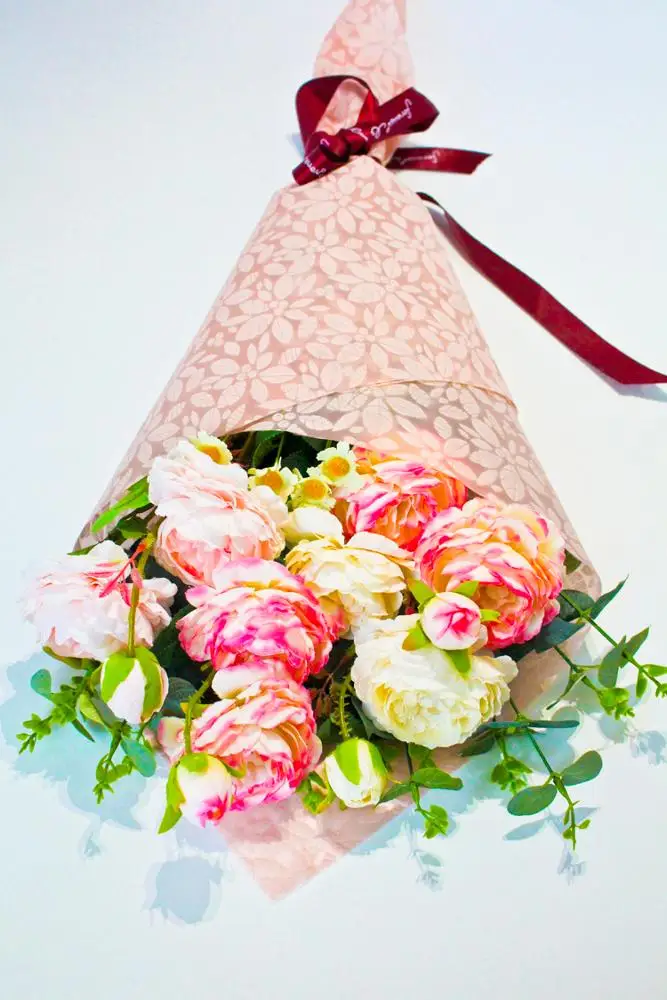 biodegradable polypropylene spunbond emboss nonwoven use for flower wrapping paper