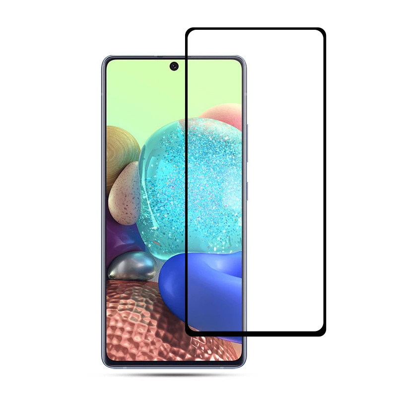 screen protector full cover full glue for samsung galaxy a71 a51 a31 a21 a11 phone screen protector