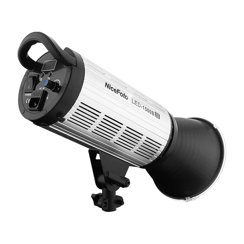 NiceFoto  LED-1500BIII 150W DAYLITE 5600k  LED video light Bowens mount AC power supply