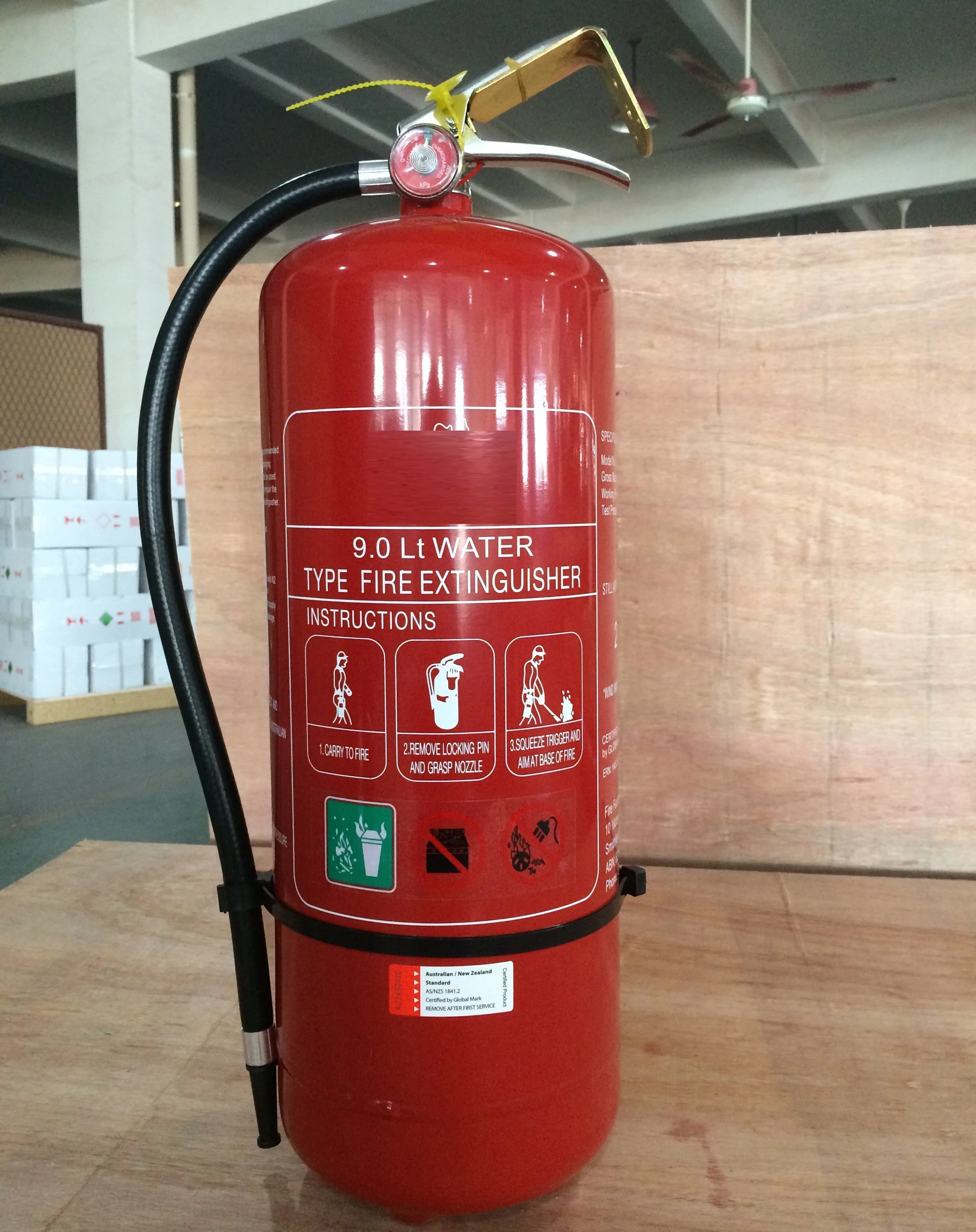 European Standard 3L 6L 9L Water Type Mist Backpack Water Fire Extinguisher extincteur, water-based fire extinguisher