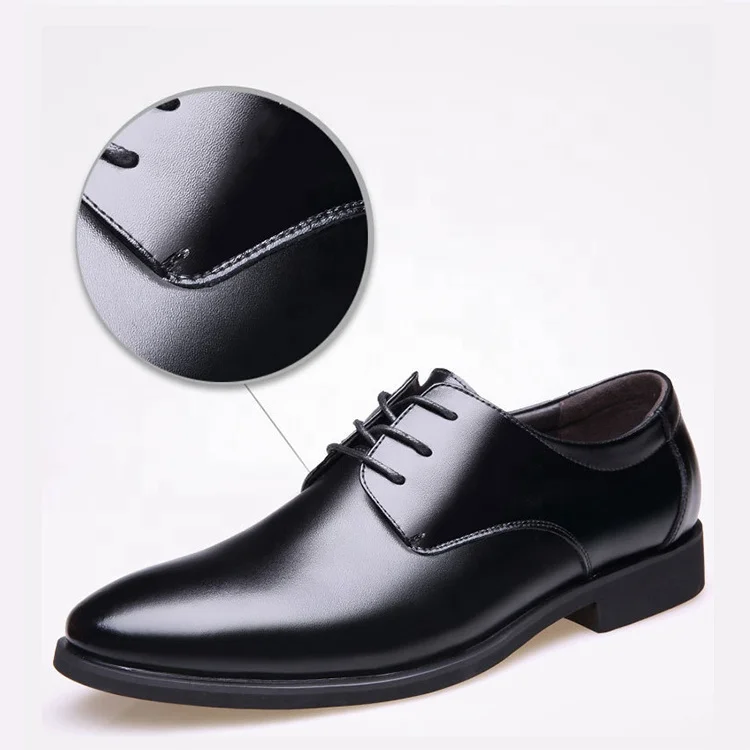 
High end black fashion men official dress loafers shoes for elegant occasions custom groom wedding shoes 