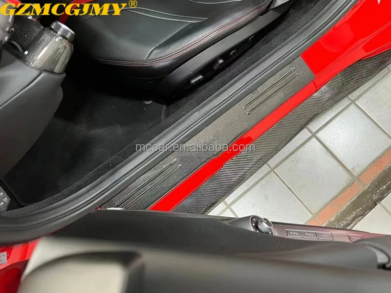 High quality air duct suitable for Ferrari 812 carbon fiber engine hood intake manifold sill trim