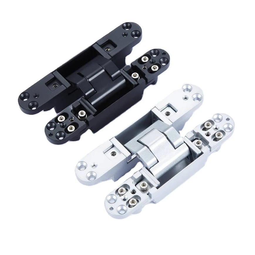 Folding 3D Furniture Hinge High Quality Kitchen Cabinet stainless steel invisible hinges Hidden Concealed door Hinges