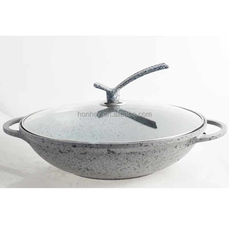 Die cast die-cast aluminum granite coating 24cm 28cm 32cm 36cm 40cm wok