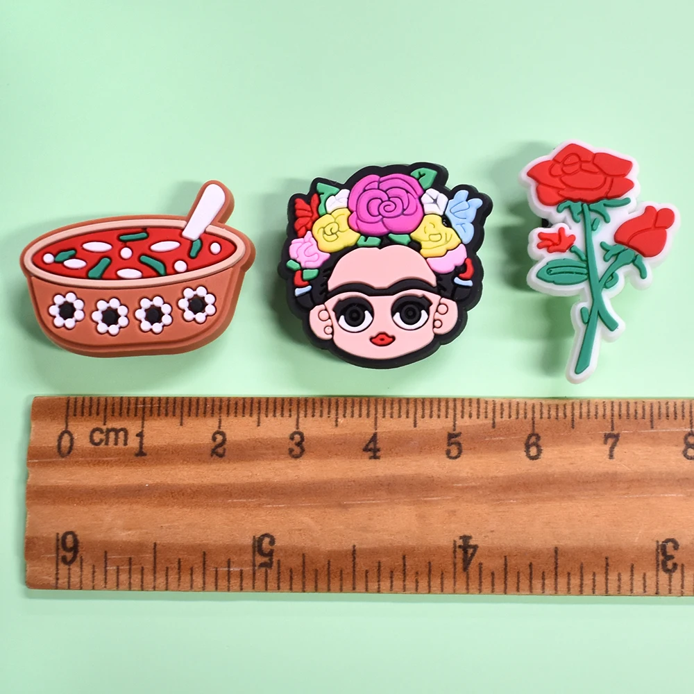 Luxury Pvc Shoe Charms Accessories Lucky Decorationfor Shoes And Parts Wholesale Button Style For Clog Use Mexico