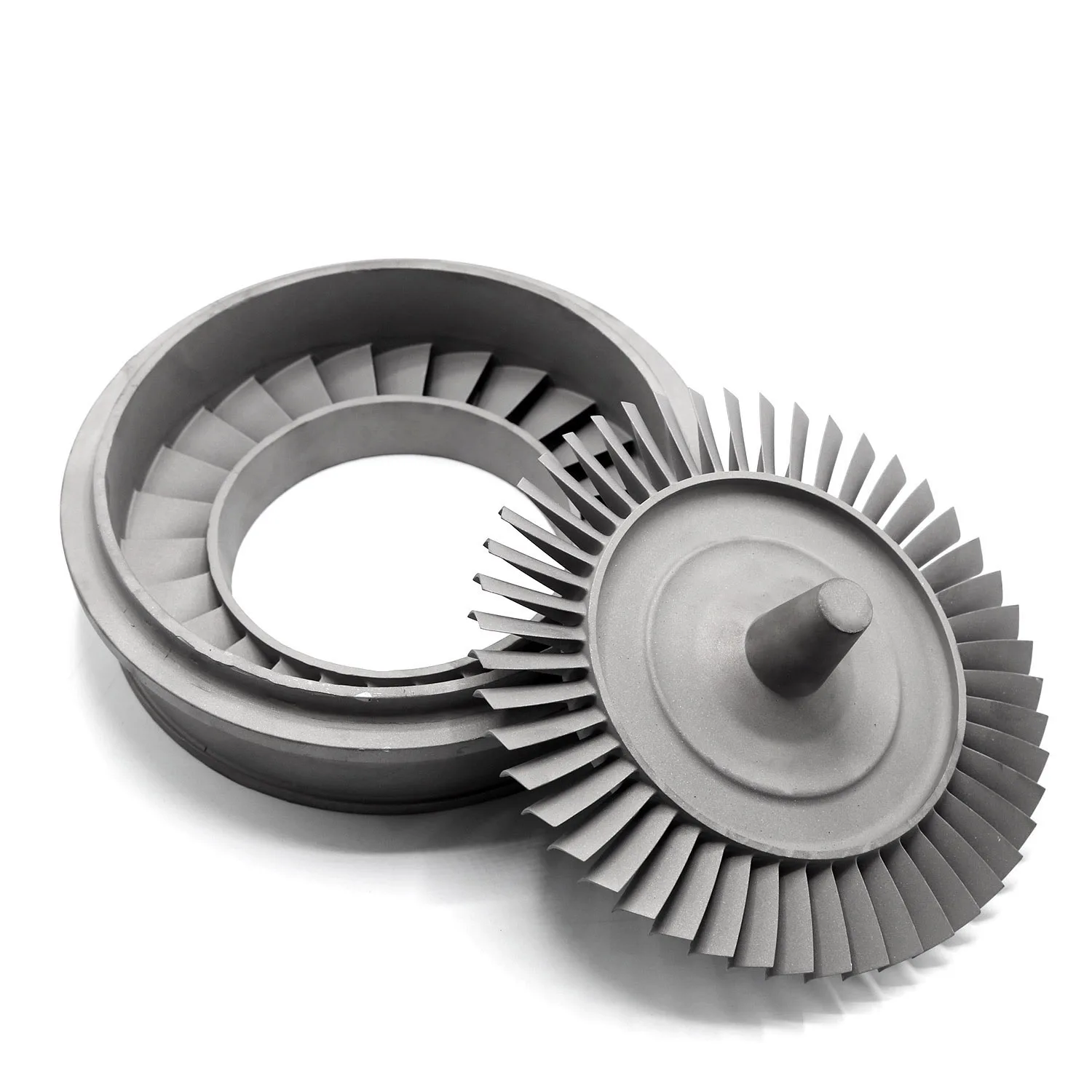 Custom Incoloy 825 Titanium Alloy Die Casting Impeller Sea Pump Turbo Compressor Pump Impeller Turbine Wheel