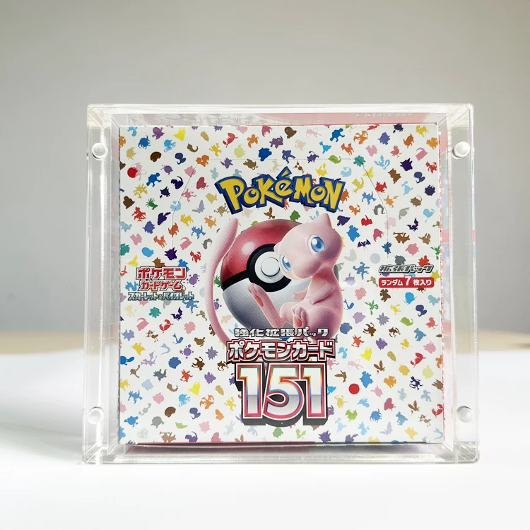 SHP Best Sellers Acrylic Pokemon 151 ETB Scarlet Violet Elite Trainer Box Series Display Case High Quality