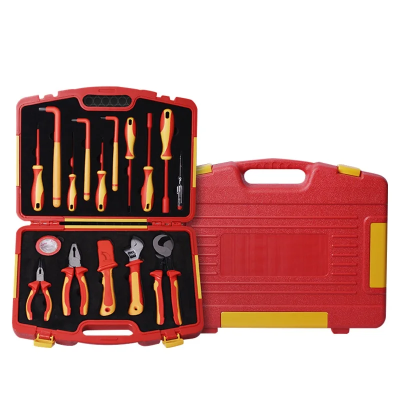 1000V Insulated Screwdriver & Pliers Set, Magnetic VDE Tools for Electrician