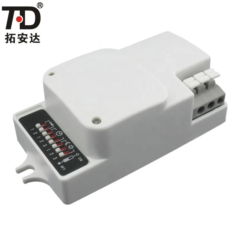 Supply AC85-265V 50-60Hz Radar Sensor Switch Motion Detector 3.3G/5.8G microwave motion sensor