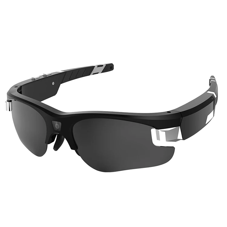 120 Degree 8MP Eyewear Sports DV FHD 1080P Mini Hidden Spy Sunglass Camera Glass Cam