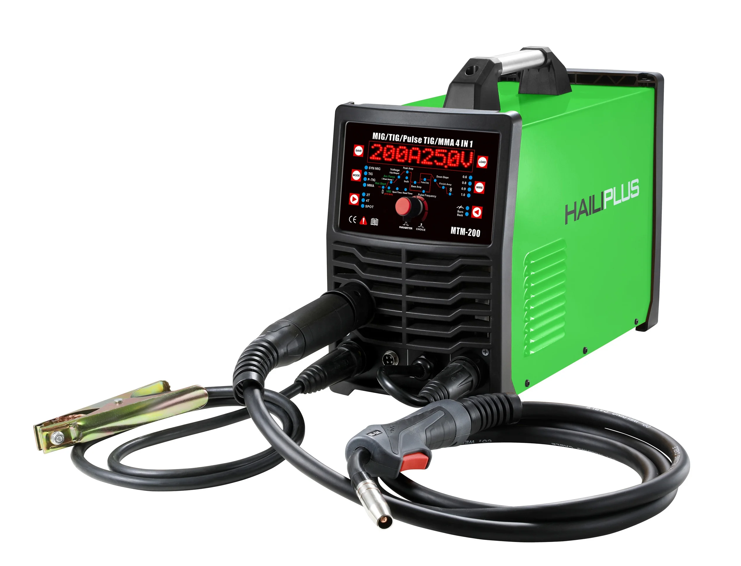 multifunction 4 in 1 dc tig mig mma pulse welding machine mtm-200
