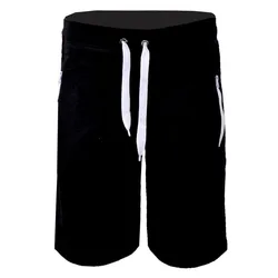 Wholesale Custom Sweat Shorts Summer Breathable Black Nylon Sport Clothing Shorts Exercise Training Men Shorts