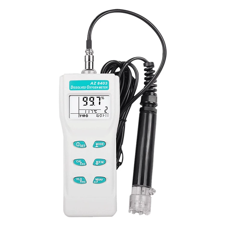 Анализатор растворенного кислорода AZ8403 ручной рыбный пруд цифровой измеритель качества воды портативный тестер растворенного кислорода