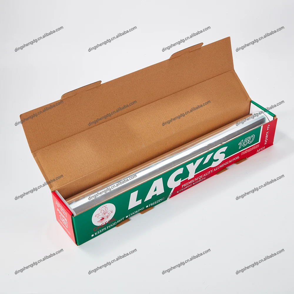Hot Aluminum Foil Baking Foil 15 Microns Household Aluminum Foil 1000ft 12inch 200m