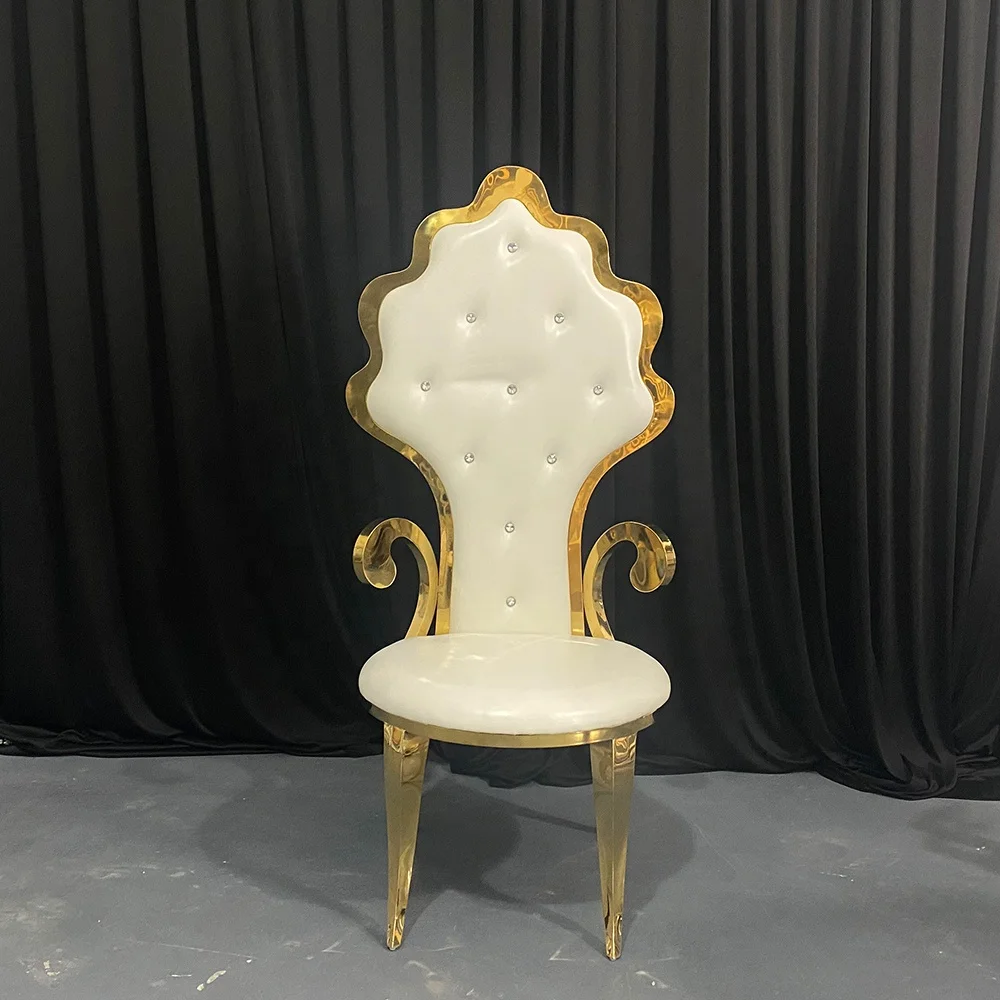 Contemporary Wedding Furniture Wedding Chairs Modern Design Soft Back High End And Faux Leather Throne Chairs For Sale