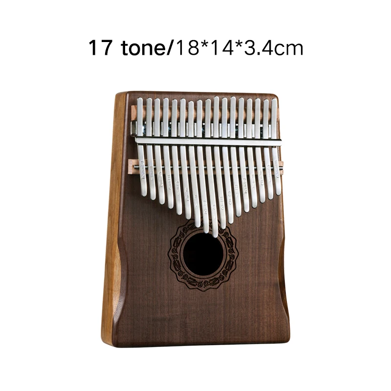 17 клавиш, пианино KalimbaThumb, музыкальный инструмент, медведь, Радужный акриловый палец, пианино Kalimba для детей