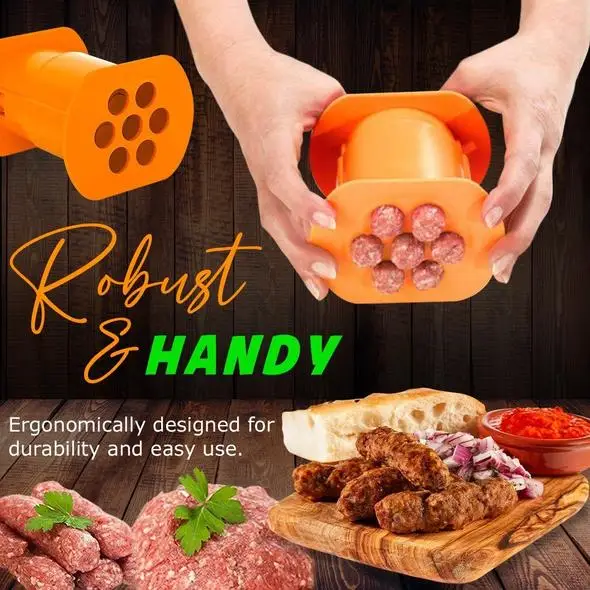 
Sausage Press Maker One Press Cevapcici Maker Hot Dog Meat Sausage Machine 