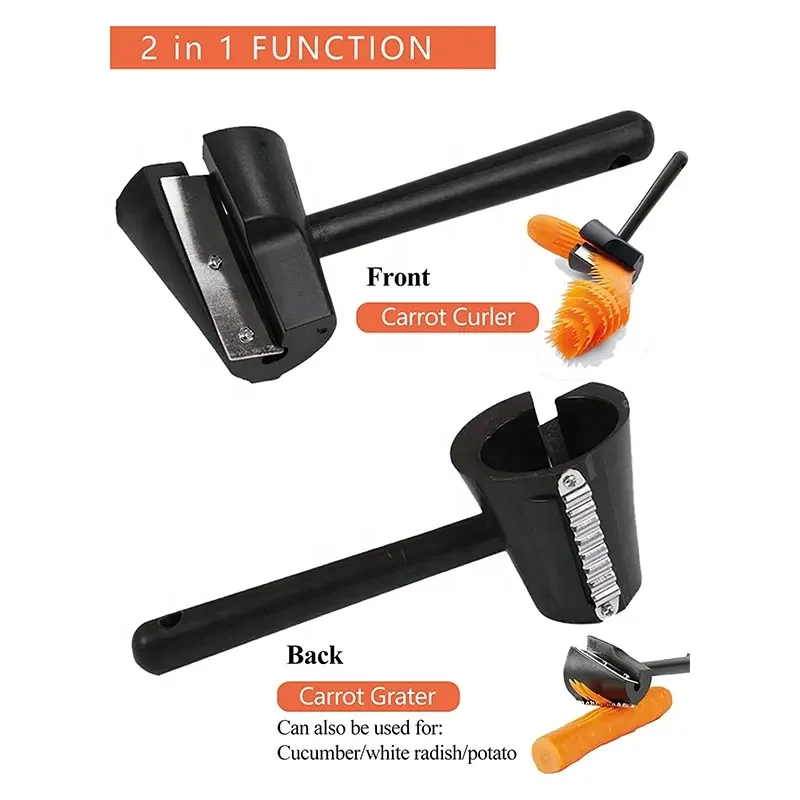 2024 kitchen tools 2 In 1 spiral potato cutter Manual Slicers Wave Spiral Shred Process Device Gadget Vegetable