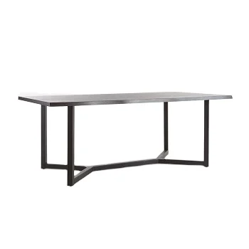 Table Classical style for home Restaurants hotels iron frame Metal table Brass  Frame Aluminum coffee table Marble Furniture