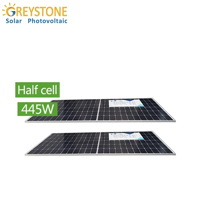 Солнечная новая технология полуэлементная монокристаллическая двухсторонняя солнечная панель 445 Вт pv модуль с моно 144 элементами
