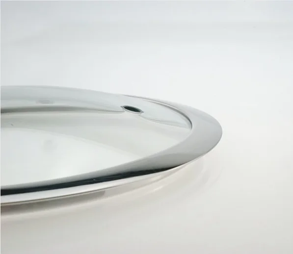 Non Stick Wok Pan Glass Cover Cookware Glass Lid  for Pots and Pans