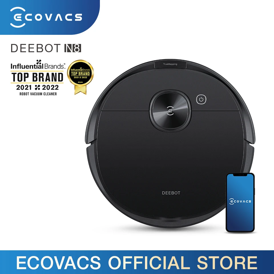 ECOVACS DEEBOT N8 Black Promotional Top Quality 40W Robot Mop Vacuum Cleaner