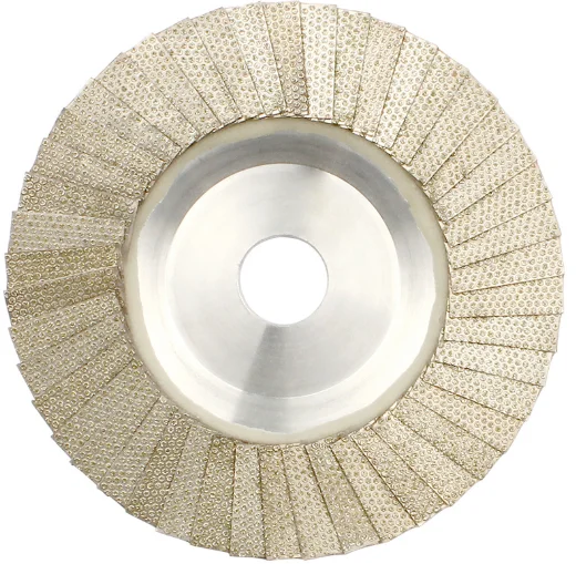 Richoice new type electroplated diamond flap disc for any material:Steel, stone, glass, ceramics, synthetic materials, cemente