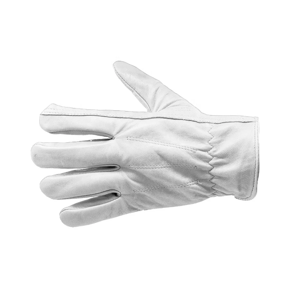 GLOVEMAN Mechanic Gloves for Assembly Mechanics Works Plumbing Tool Handling Goat Skin Safety Leather gloves