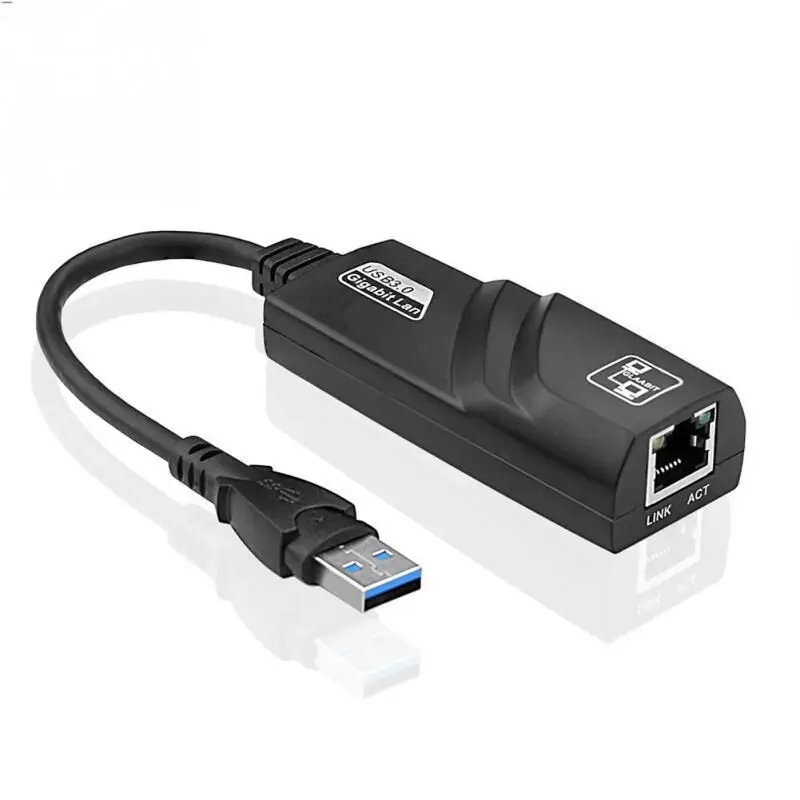 Сетевой адаптер USB 3,0 для оптоволкна вай-RJ45 Lan гигабитный сетевой адаптер для 10/100/1000 Мбит/с
