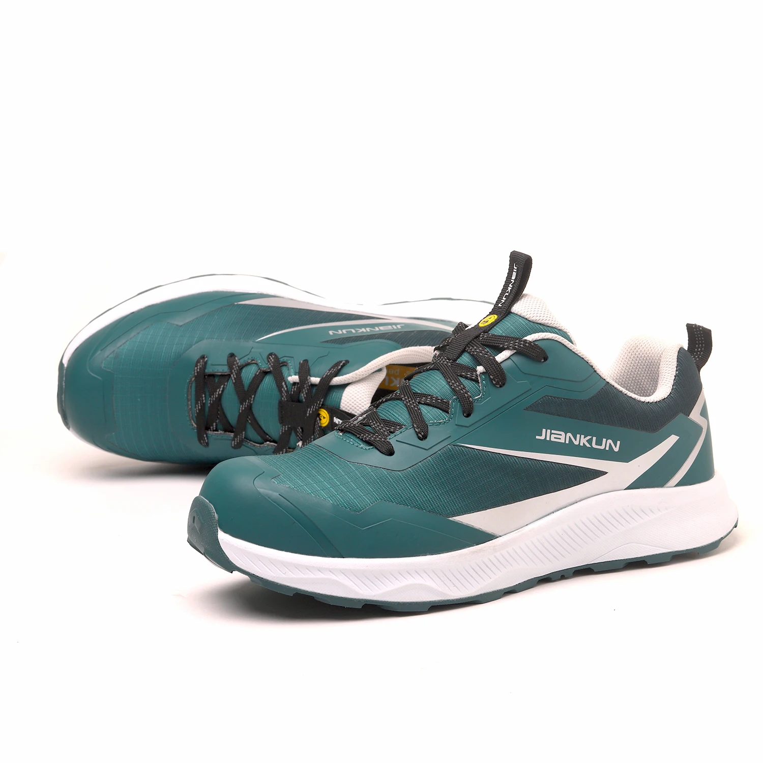 JIANKUN 2024 New CE certificate automatic buckle shoelace Insulation 6KV safety shoes steel toe work shoes for men OEM