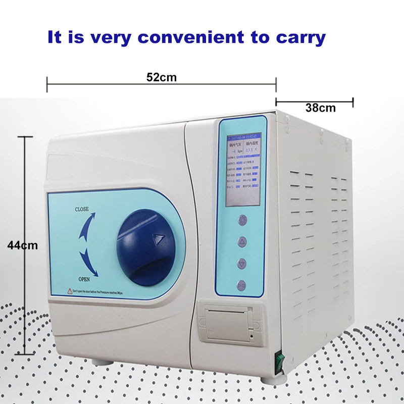Clase B dental autoclave sterilizer machine 12L 18L 23L autoclave dental sterilizer with triple pulsation vacuum drying