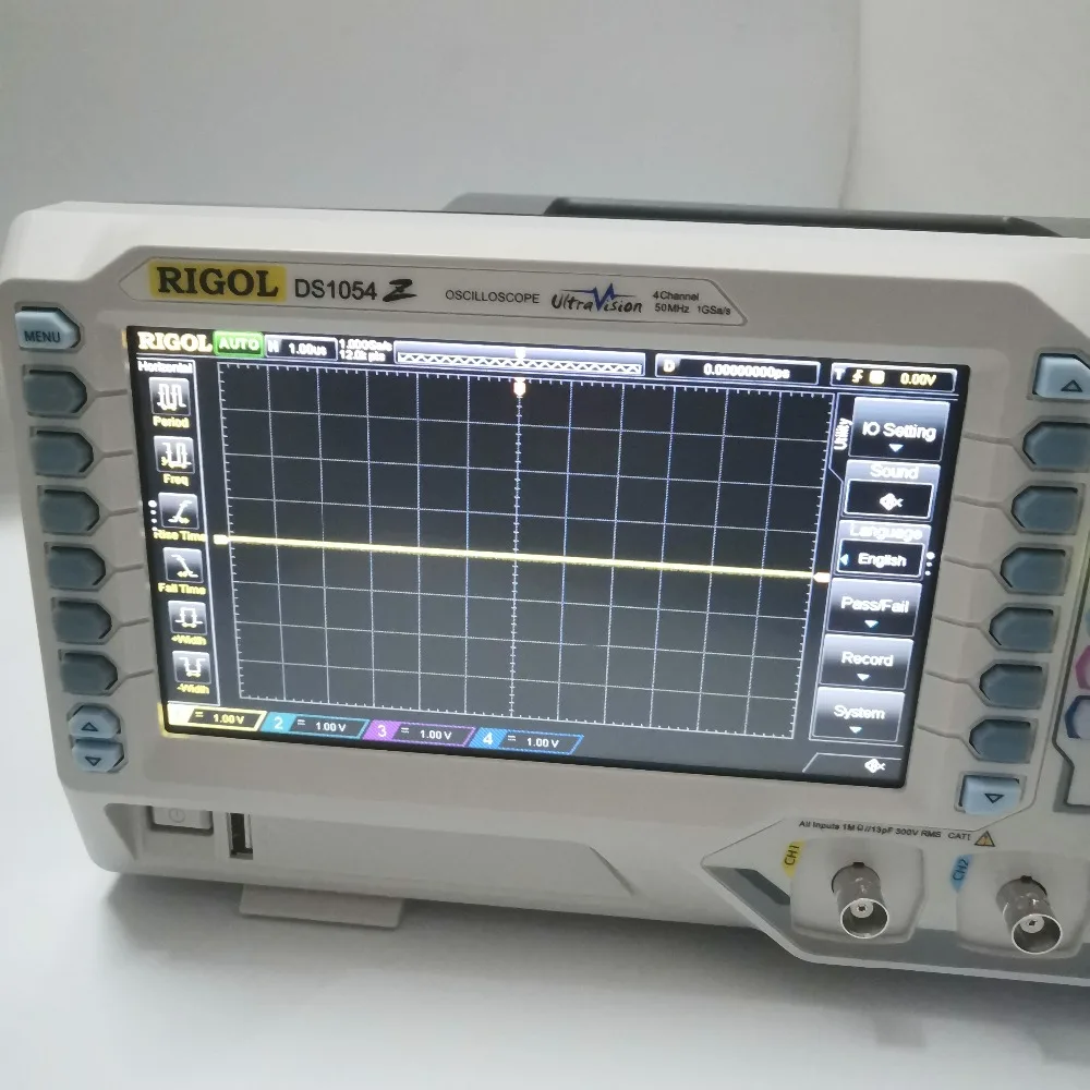  Осциллограф RIGOL DS1054Z 50 МГц 4 канала up tp 1GS/s 7 дюймов WVGA 12 МП 30 000 Вт