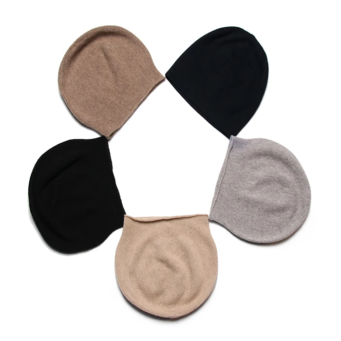 High Quality Plain Winter Men Women Custom Embroidery Own Logo Knitted Wholesale Cashmere Beanie Hats