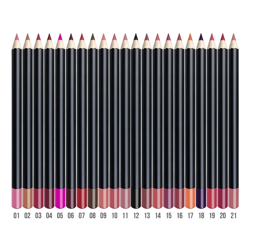 Lip gloss vendor custom vegan lip liners lipliner 3 in 1 lip liner private label